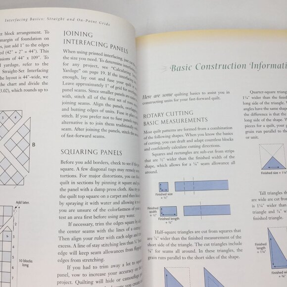 Vintage 2004 Fast-Forward Your Quilting Dina Pappas Quilt Pattern Design Book - Picture 4 of 9